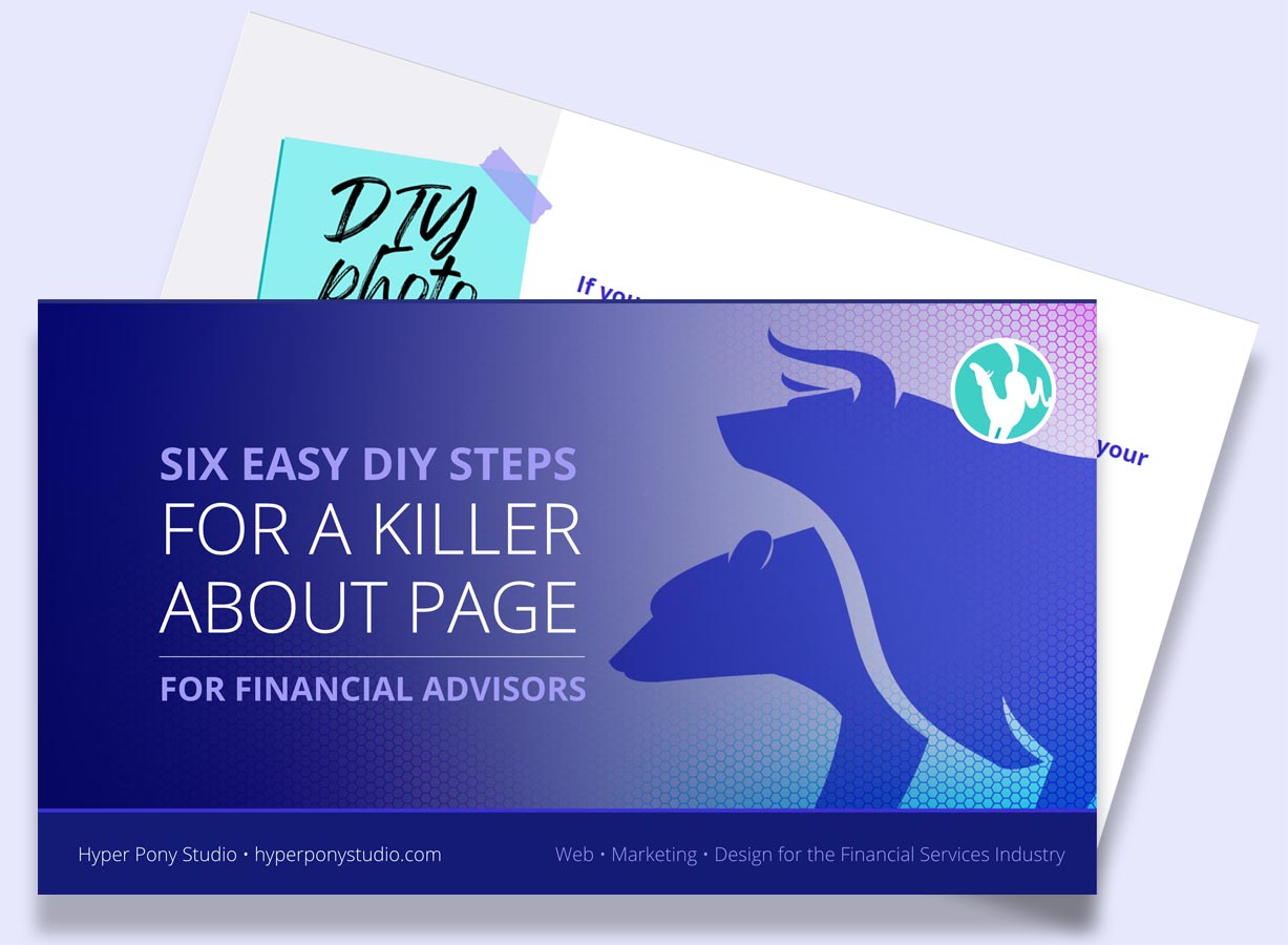 Six easy DIY steps for a killer About page for Financial Advisors